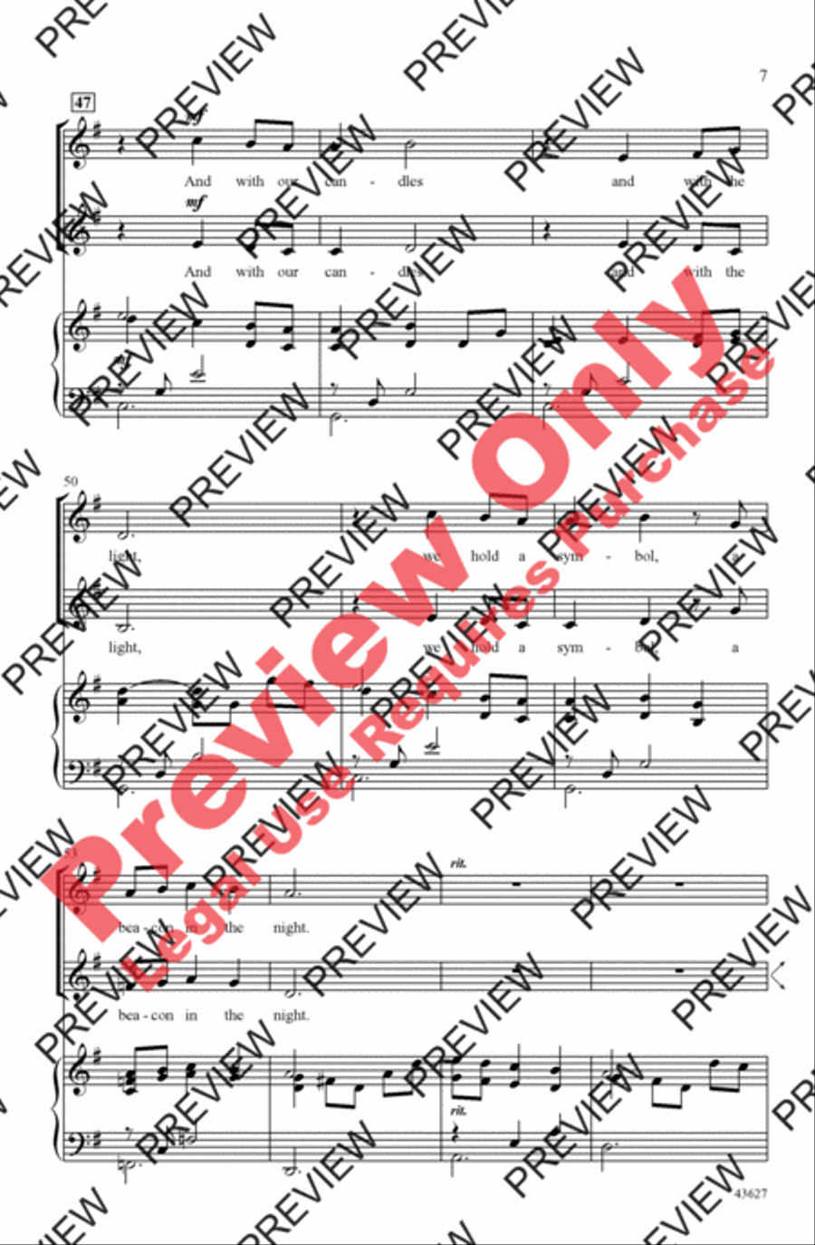 Candlelight Canon 2-Part scores gallery preview page 6