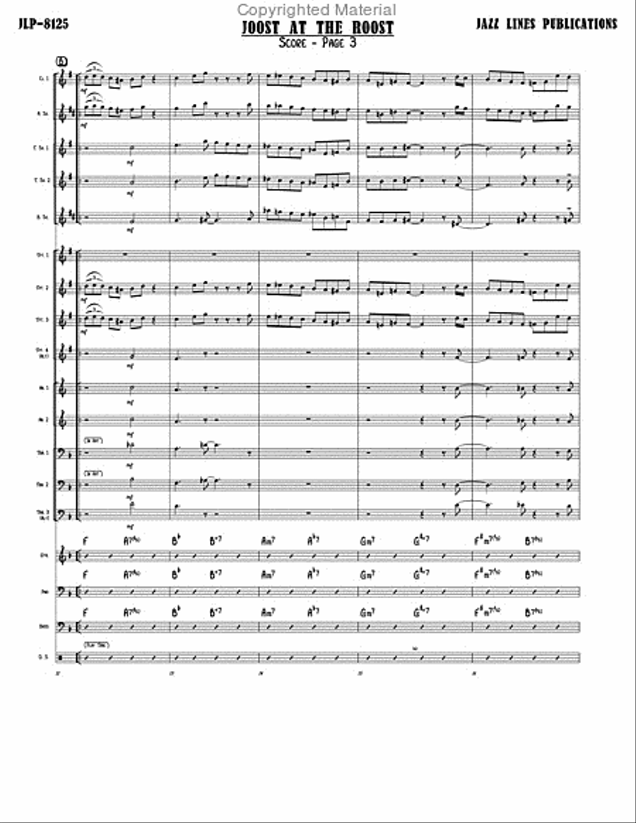 Joost At The Roost Big Band scores gallery preview page 6