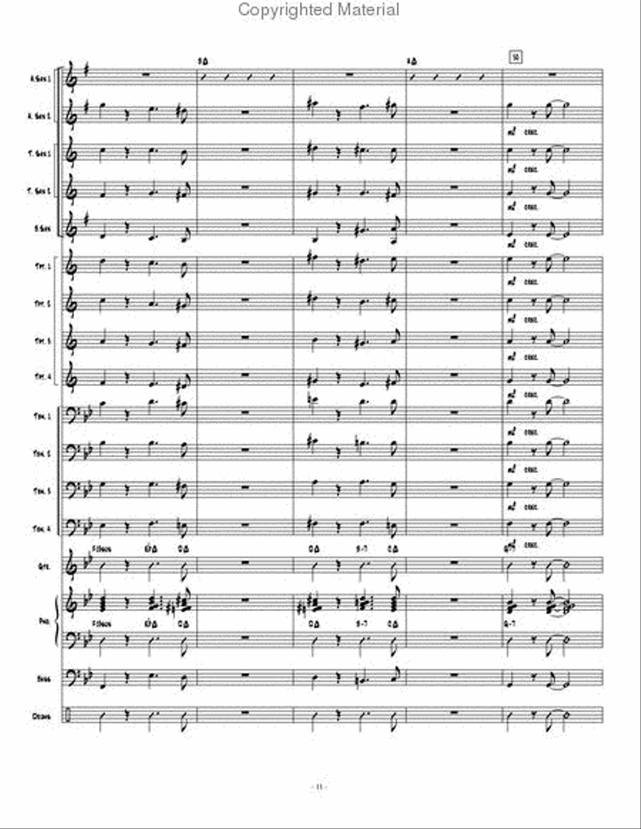 Rubaswing Jazz Ensemble scores gallery preview page 12