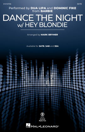 Book cover for Dance the Night (w/ Hey Blondie)