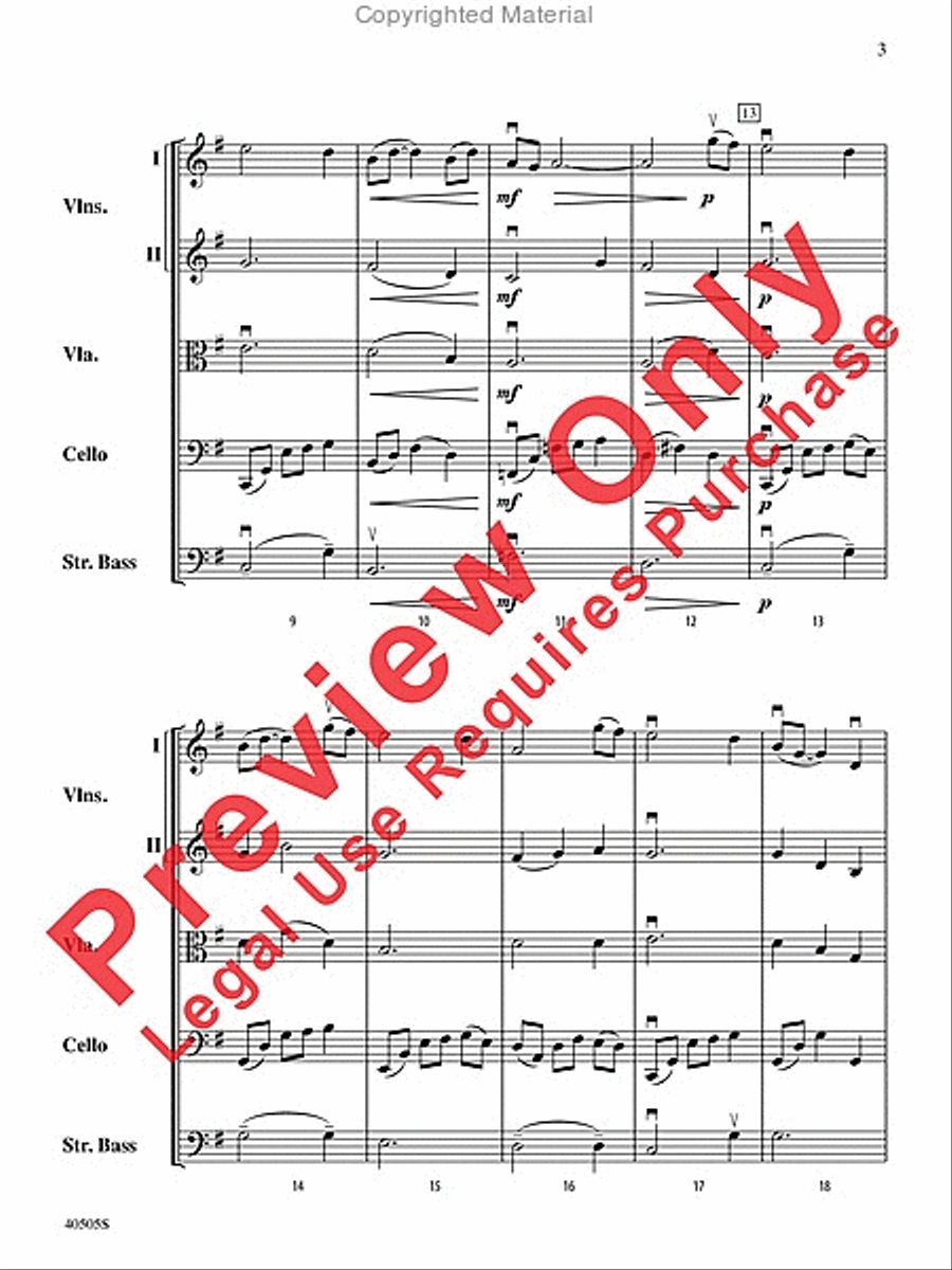 A Fiddler's Fancy String Orchestra scores gallery preview page 3