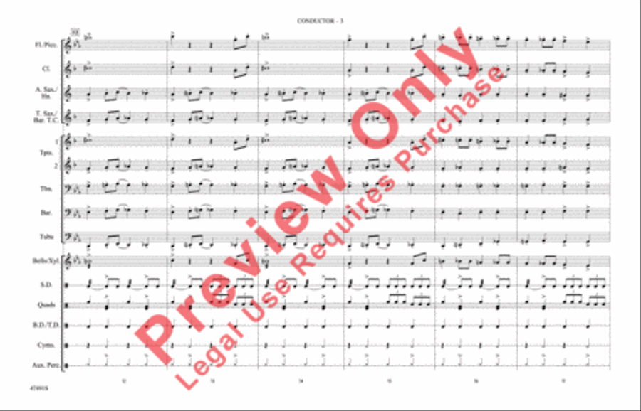Get Smart Theme Marching Band scores gallery preview page 4