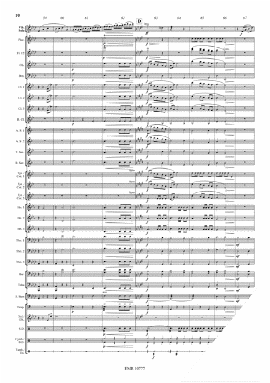 Concerto Piccolo Concerto Piccolo Concert Band scores gallery preview page 10