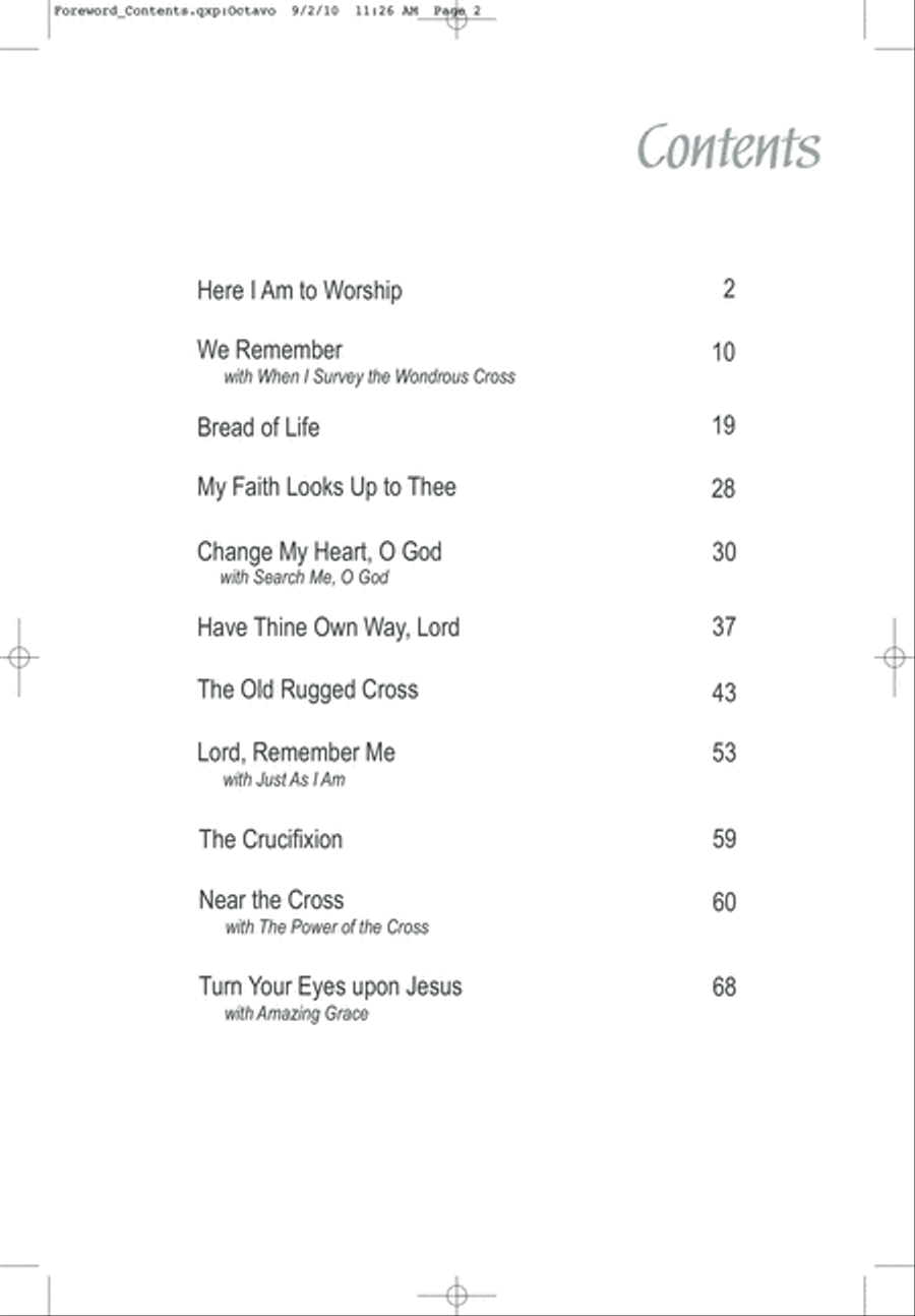 We Remember Calvary (SATB) 4-Part scores gallery preview page 3