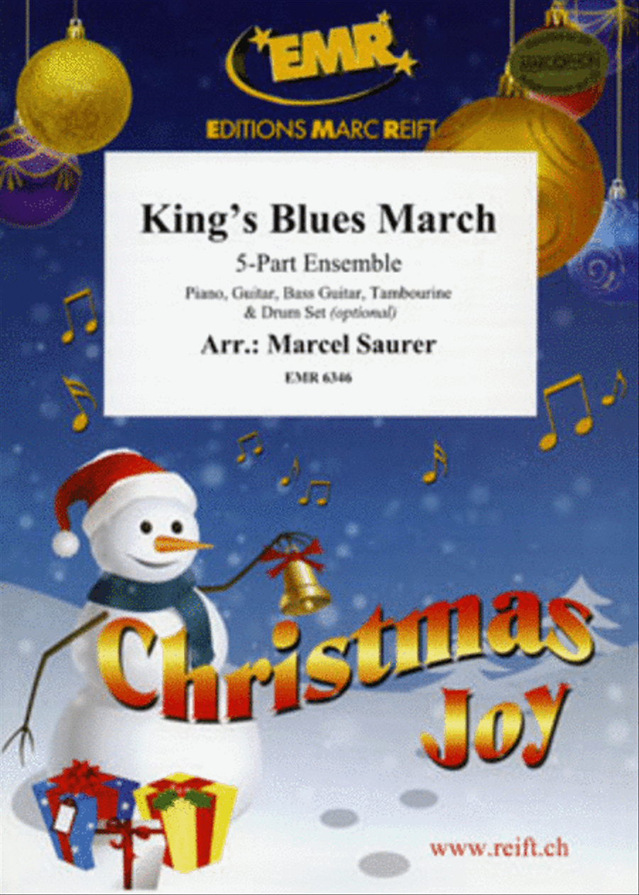 King's Blues March Concert Band scores gallery preview page 1
