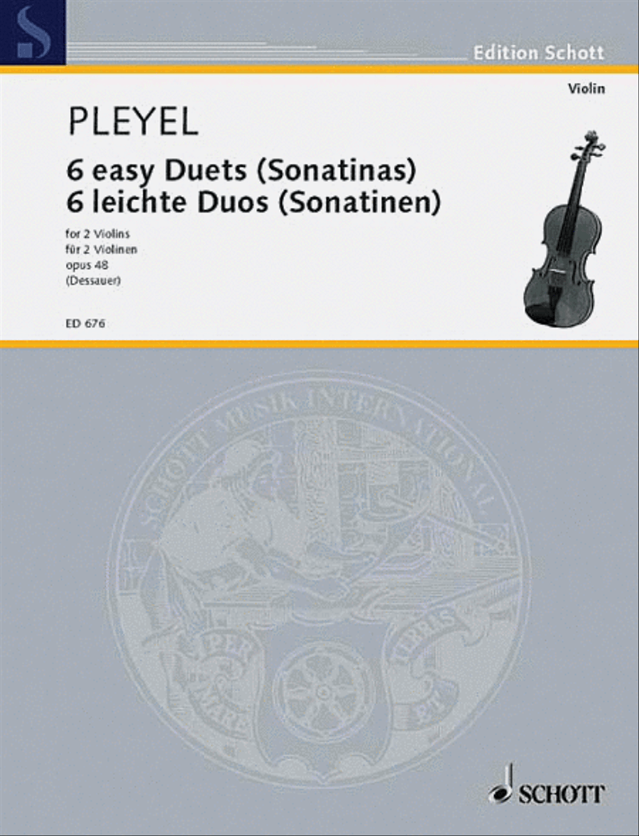 Duos Op. 48 2 Violins String Duet scores gallery preview page 1