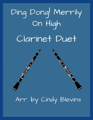 Book cover for Ding Dong! Merrily On High, Clarinet Duet