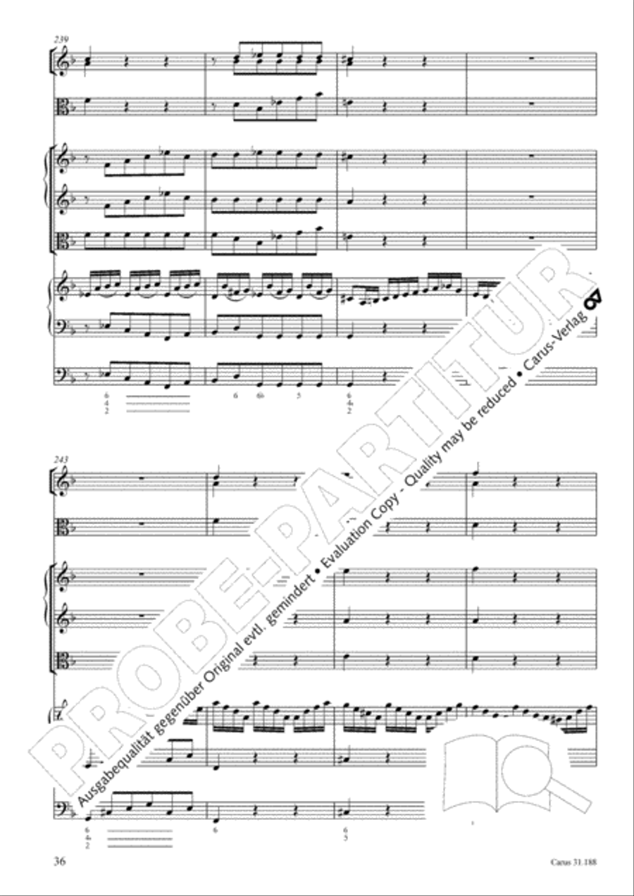 I have placed all my confidence (Ich habe meine Zuversicht) 4-Part scores gallery preview page 37