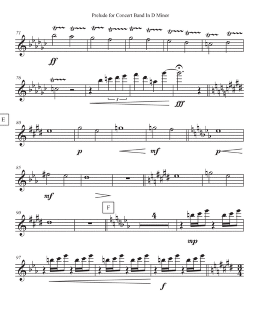 Mary Prelude for Concert Band (Set of Parts)