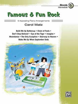 Book cover for Famous & Fun Rock, Book 5