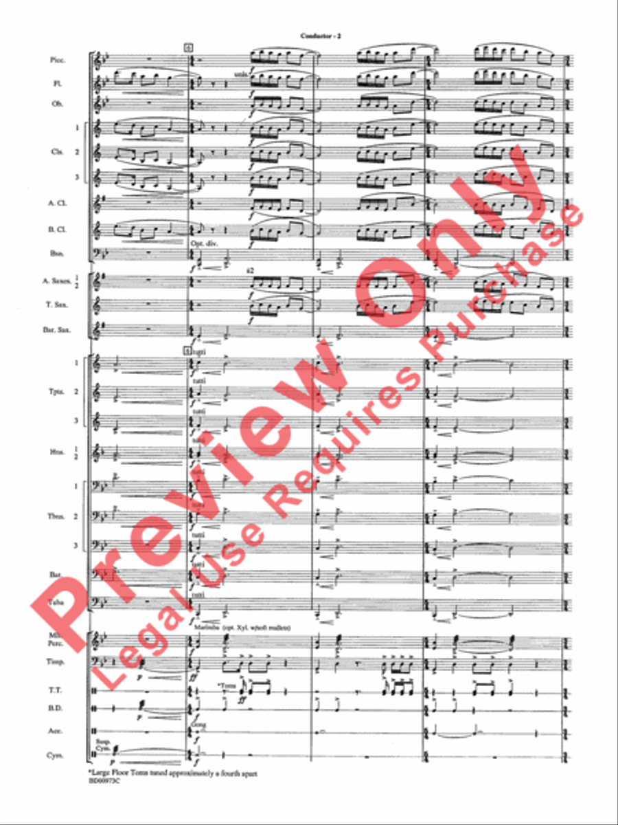 Incantations Concert Band scores gallery preview page 5