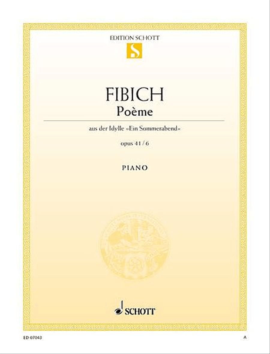 Poeme Piano Solo scores gallery preview page 1