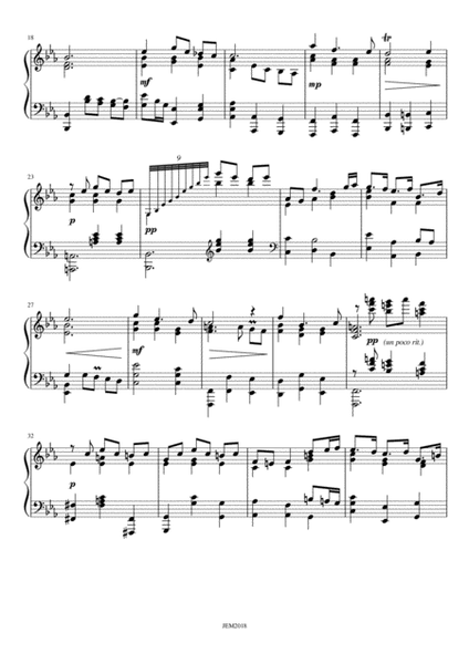J. S. Bach, Bist du bei Mir, arrangment / transcription for piano by Jaap Eilander image number null