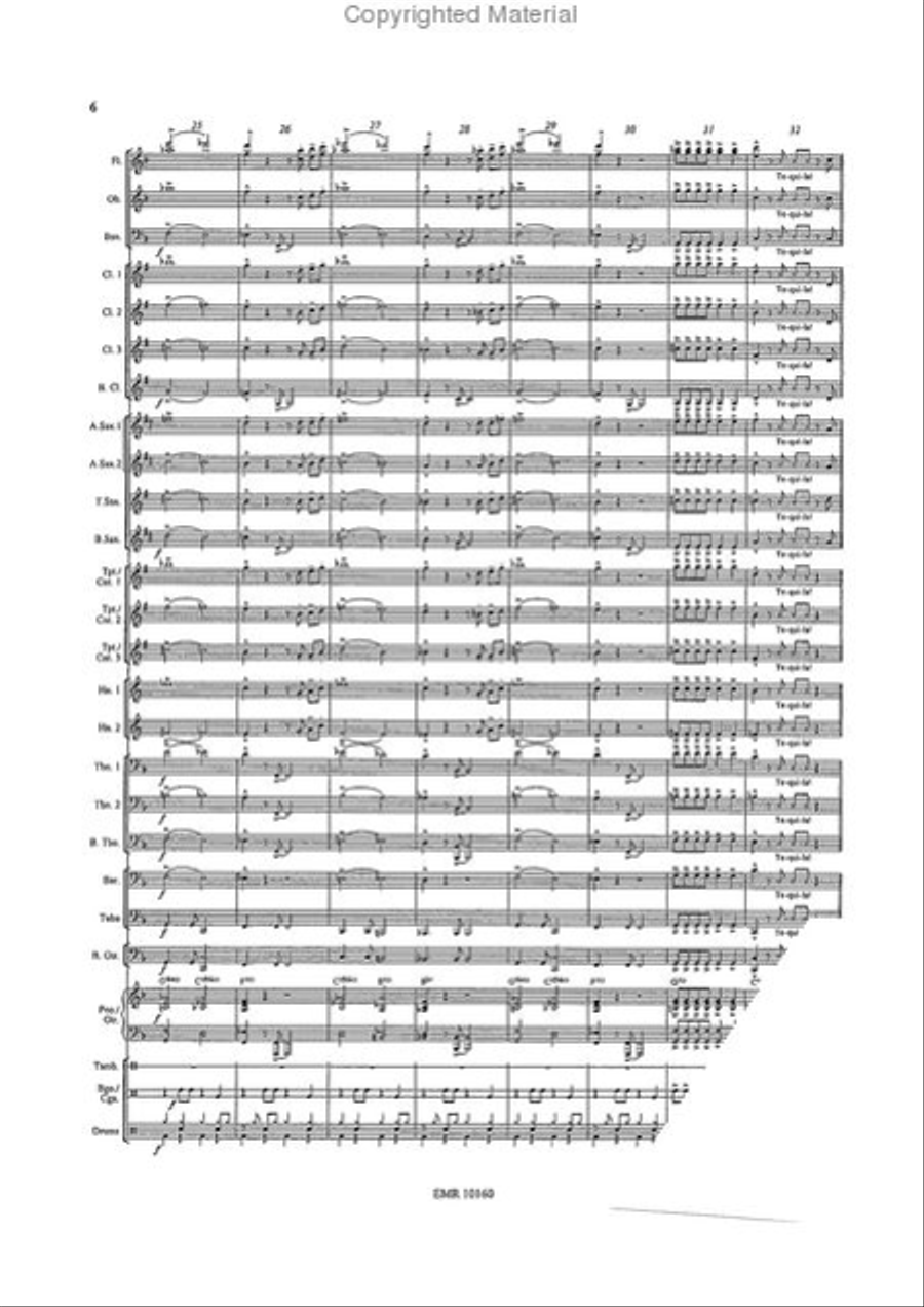 Tequila Concert Band scores gallery preview page 6