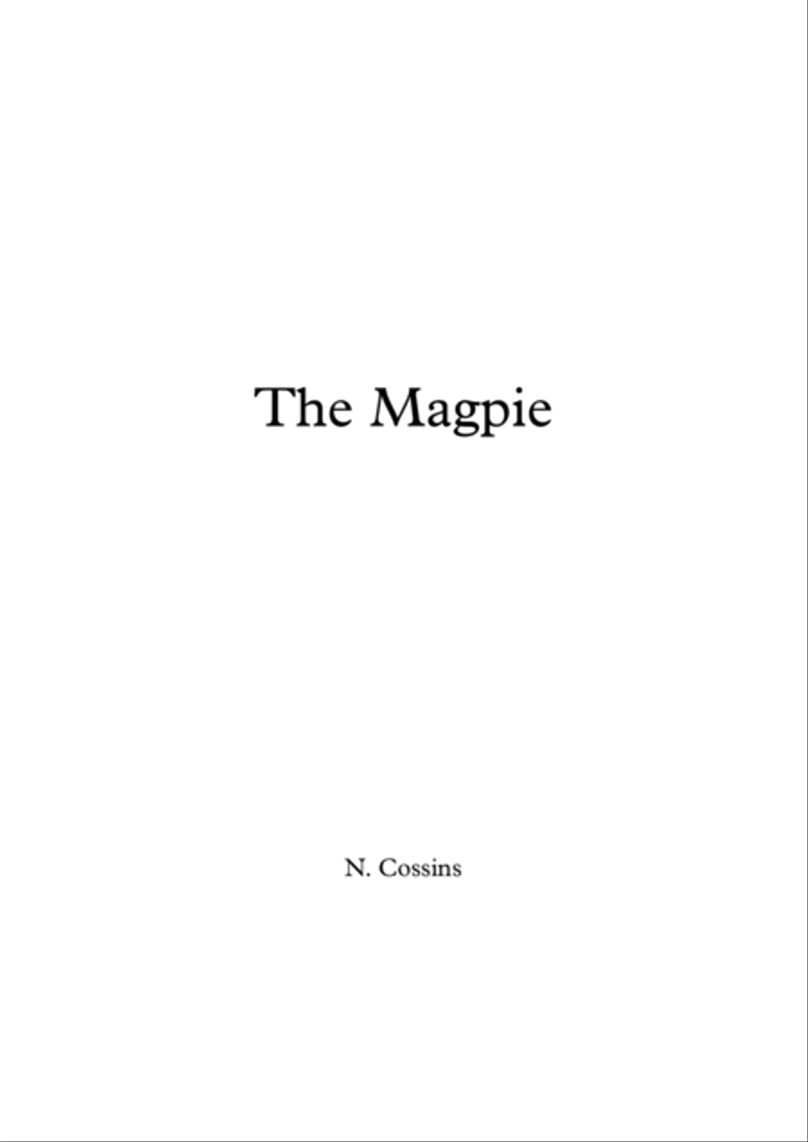 The Magpie - N. Cossins (Original Orchestral Composition) Chamber Orchestra scores gallery preview page 1
