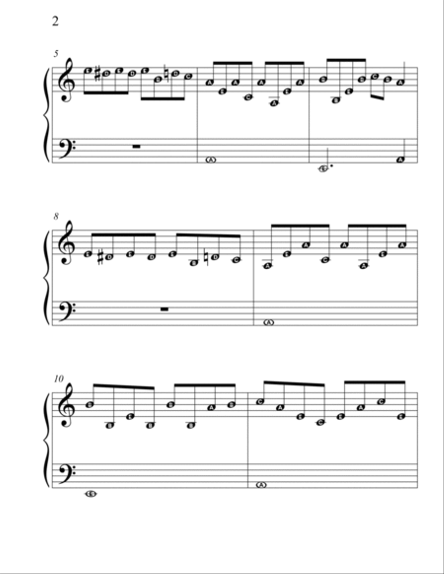 Fur Elise Piano Method scores gallery preview page 2