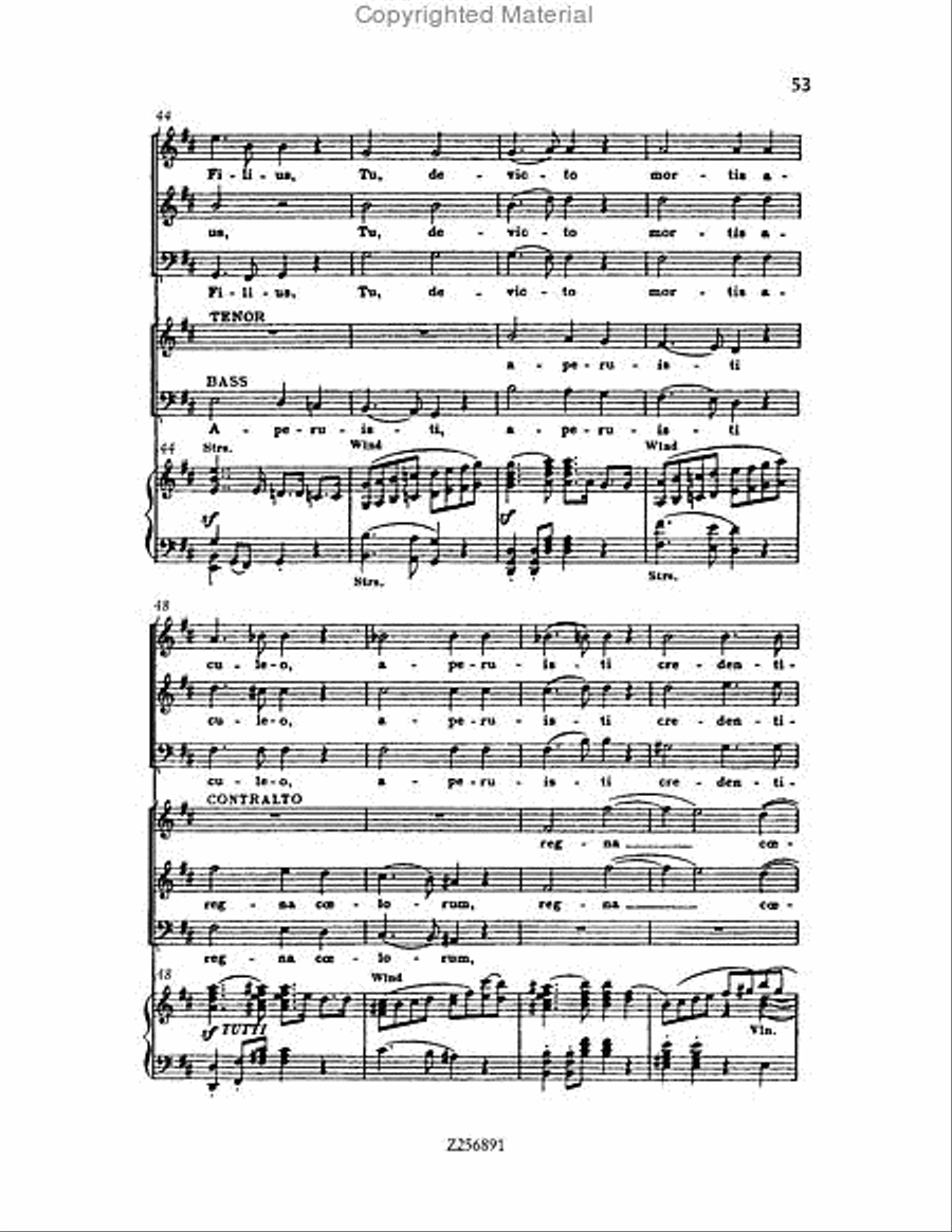 Te Deum, H 118 Choir scores gallery preview page 53