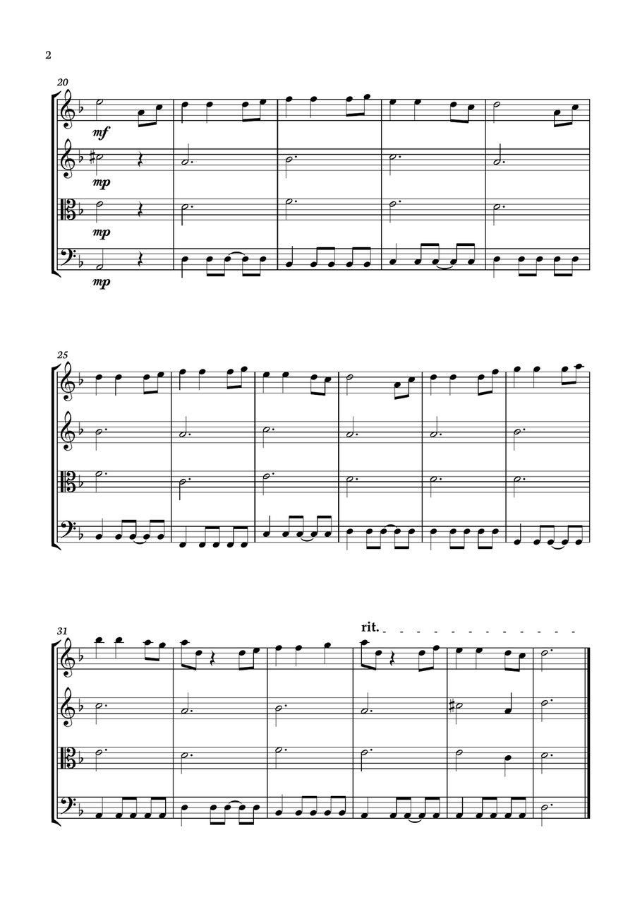He's A Pirate String Quartet scores gallery preview page 2