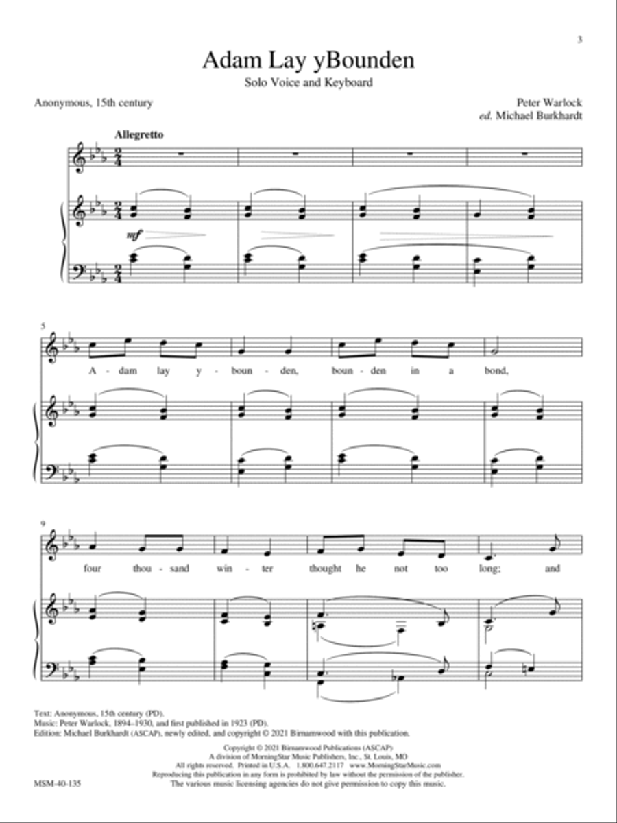 Classical Solos for the Church Year High Voice scores gallery preview page 3