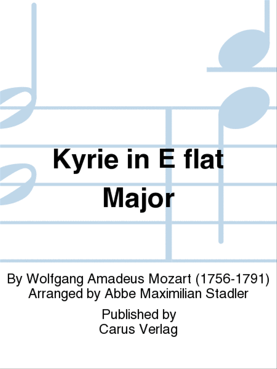 Kyrie in E flat Major (Kyrie in Es) Viola scores gallery preview page 1