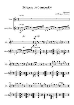 Berceuse de Cornouaille (oboe & harp) arpa