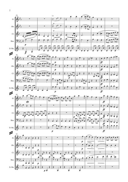 Beethoven: Wind Sextet Op.71 - wind quintet image number null