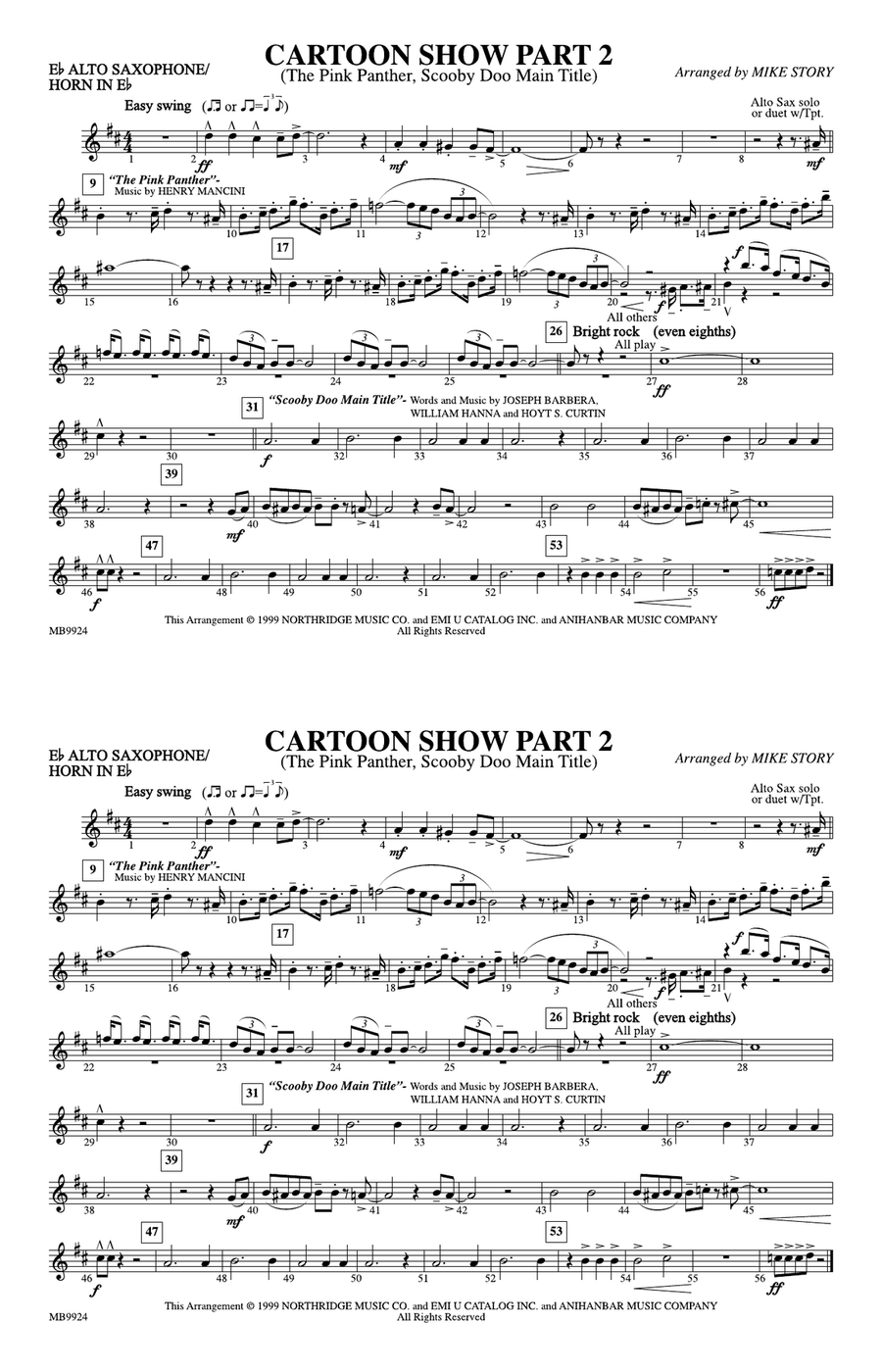 Cartoon Show, Part 2: E-flat Alto Saxophone