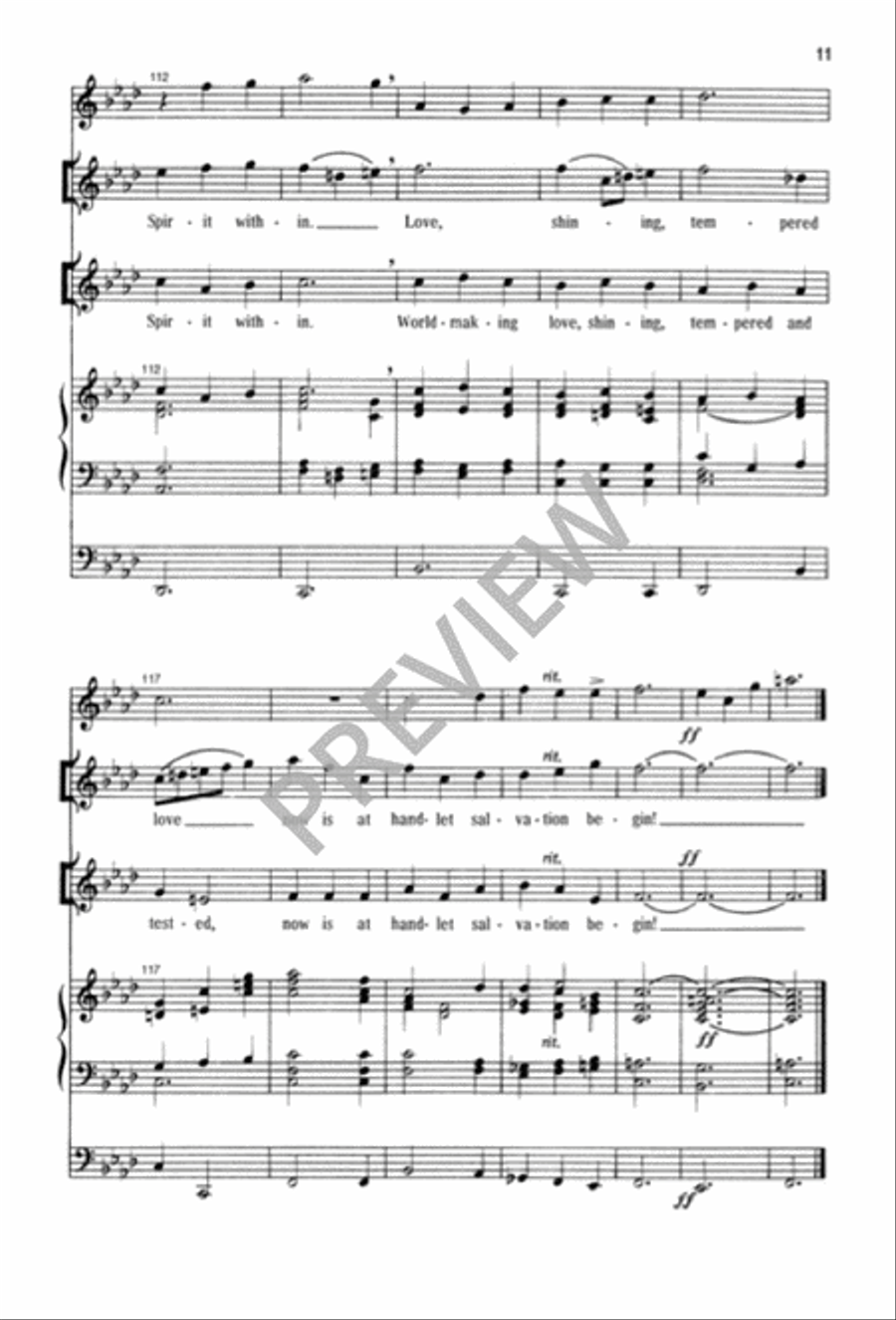 The Advent Herald - SATB edition 4-Part scores gallery preview page 12