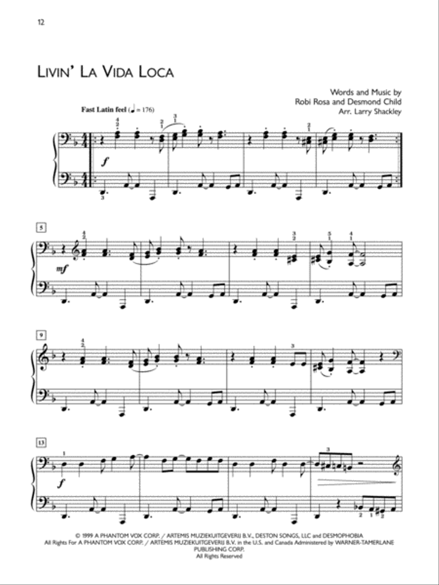 Popular Performer -- 1990s Piano Solo scores gallery preview page 2