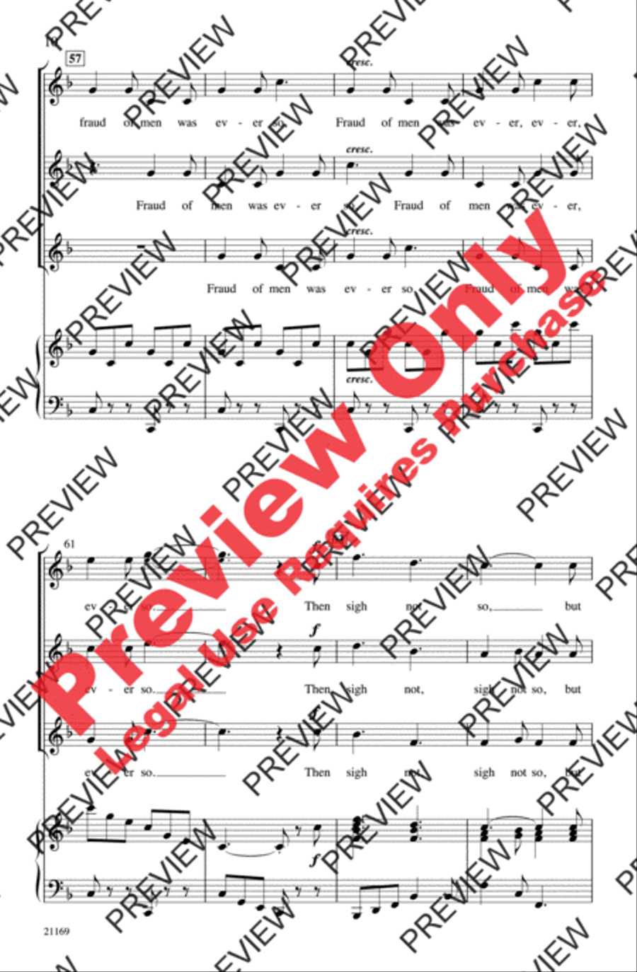 Sigh No More, Ladies Sigh No More, Ladies SSA scores gallery preview page 10