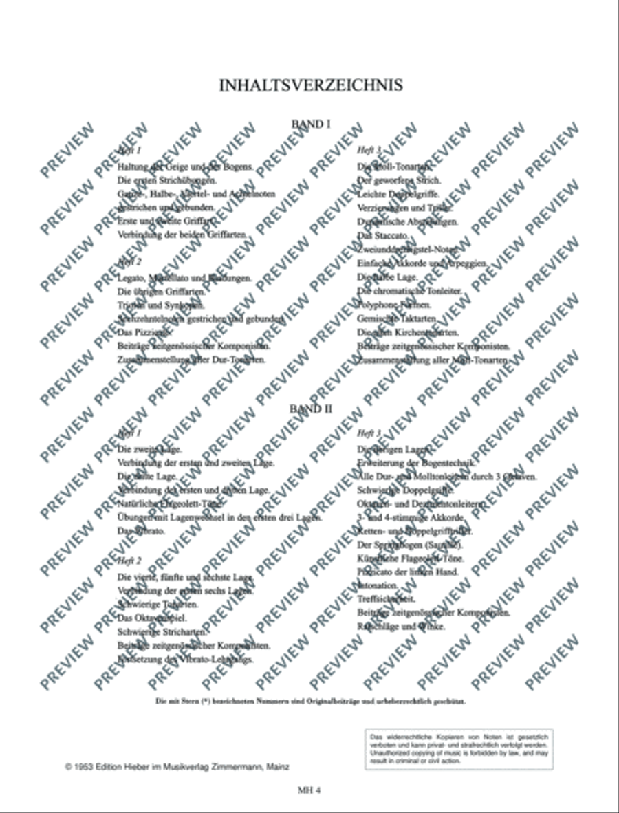Das Geigenspiel Das Geigenspiel Violin scores gallery preview page 3