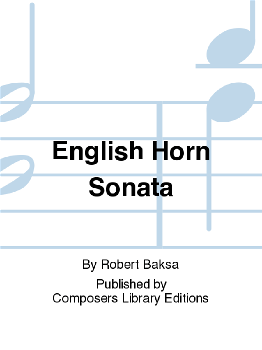 English Horn Sonata