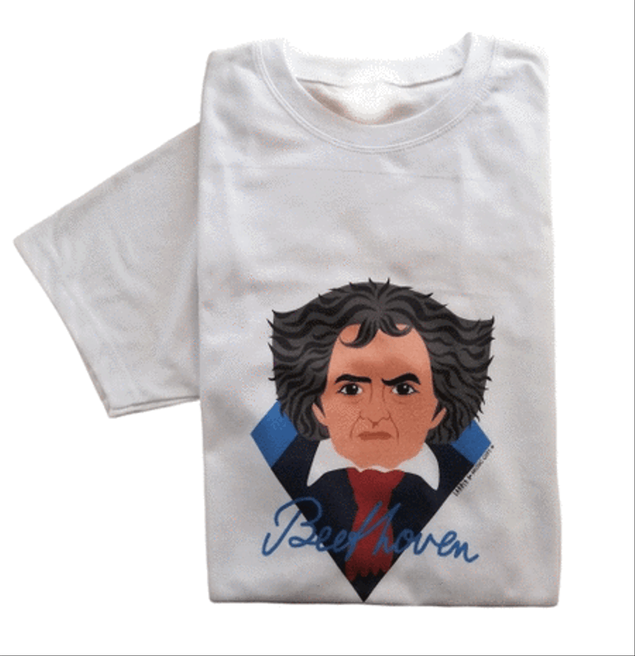 T-shirt Beethoven - L T-shirt Beethoven - L Apparel scores gallery preview page 1