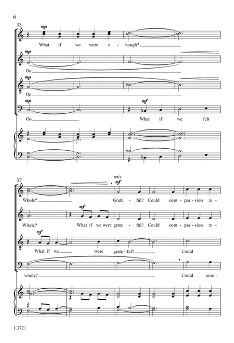 The Chariot (of Curiosity) Divisi scores gallery preview page 6
