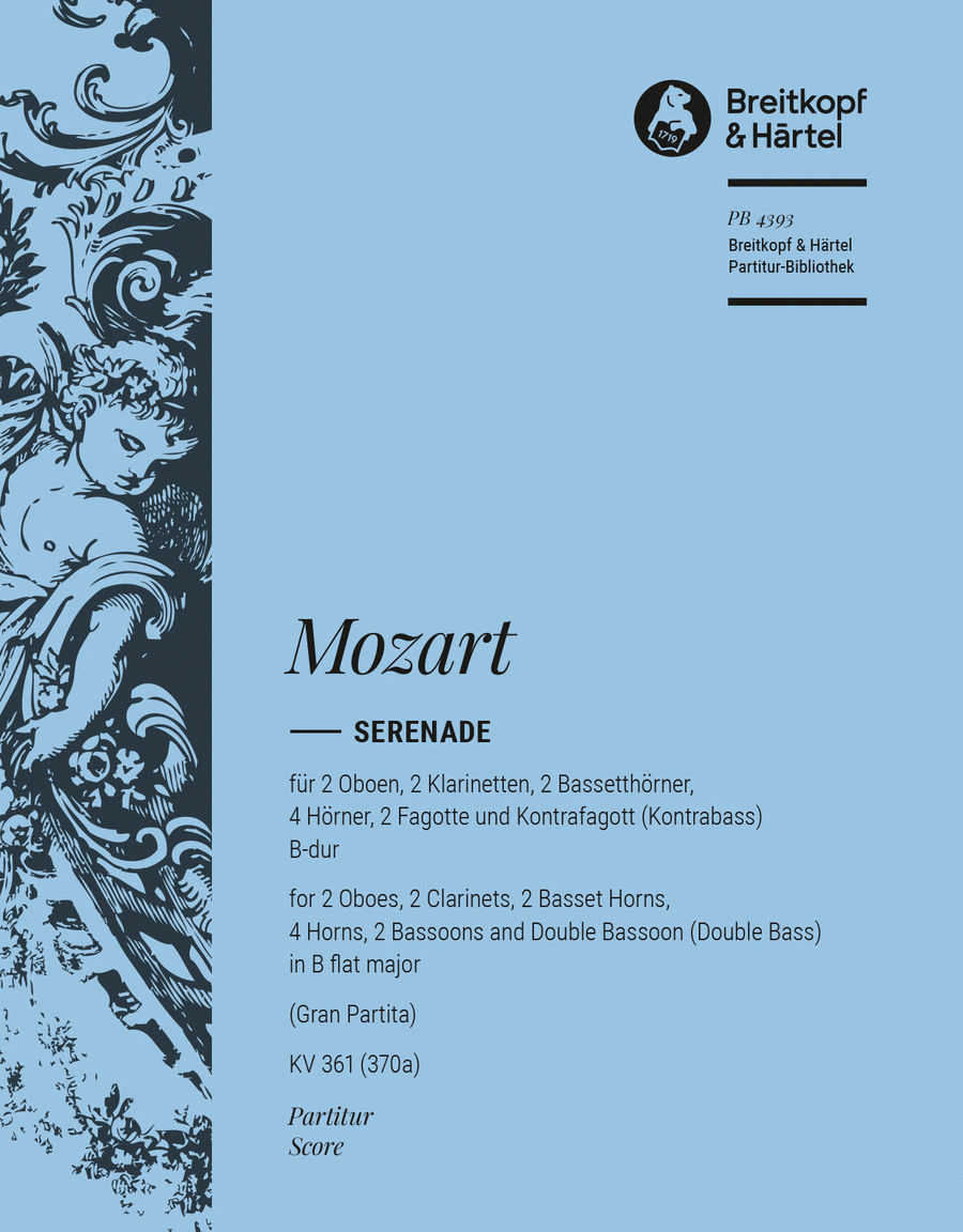 Serenade in B flat major K. 361 (370a) Chamber Music scores gallery preview page 1