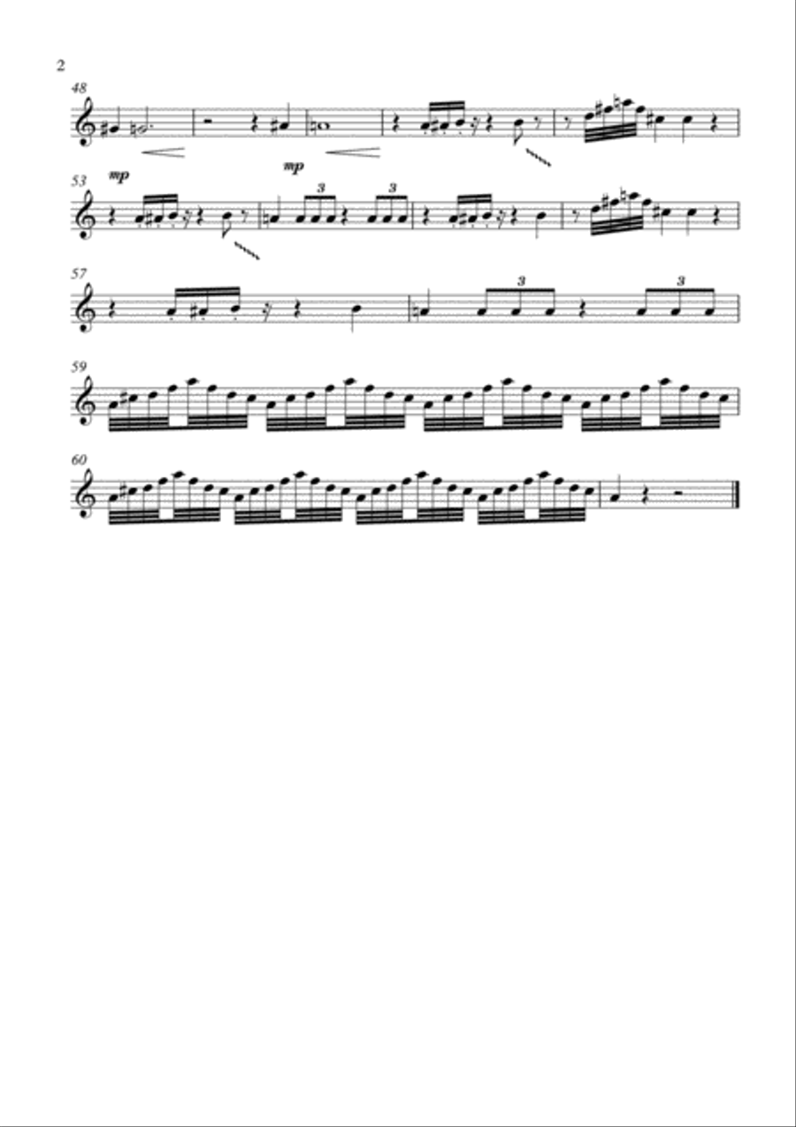 Tale. Soft jazzy music on 3/4 Jazz Ensemble scores gallery preview page 4