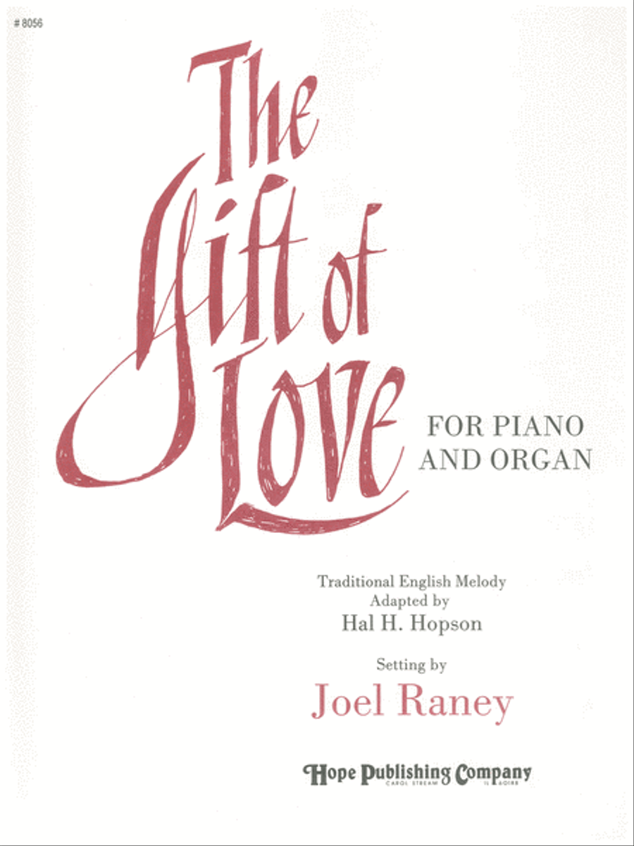 The Gift of Love Organ scores gallery preview page 1