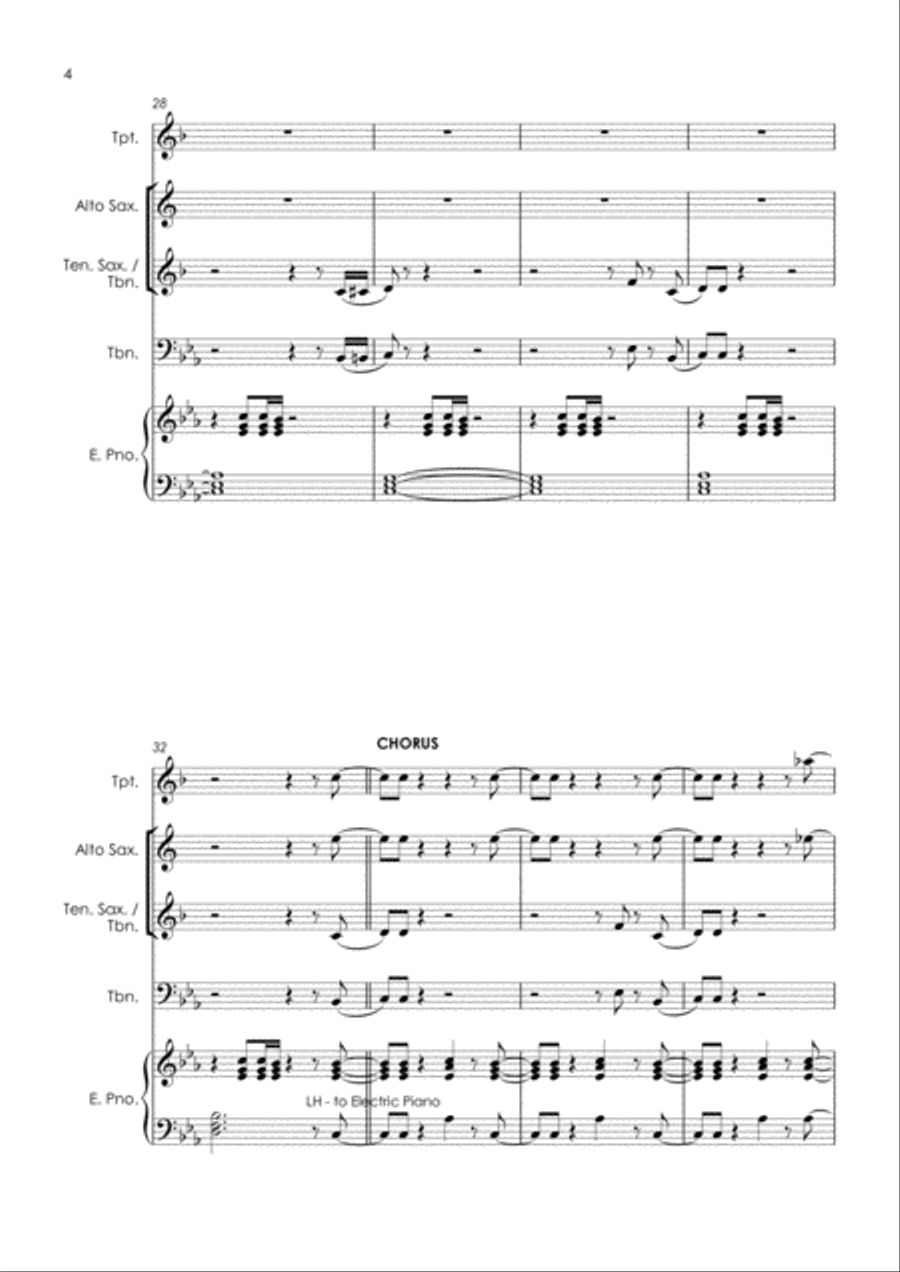 Moving On Up Tenor Saxophone scores gallery preview page 6