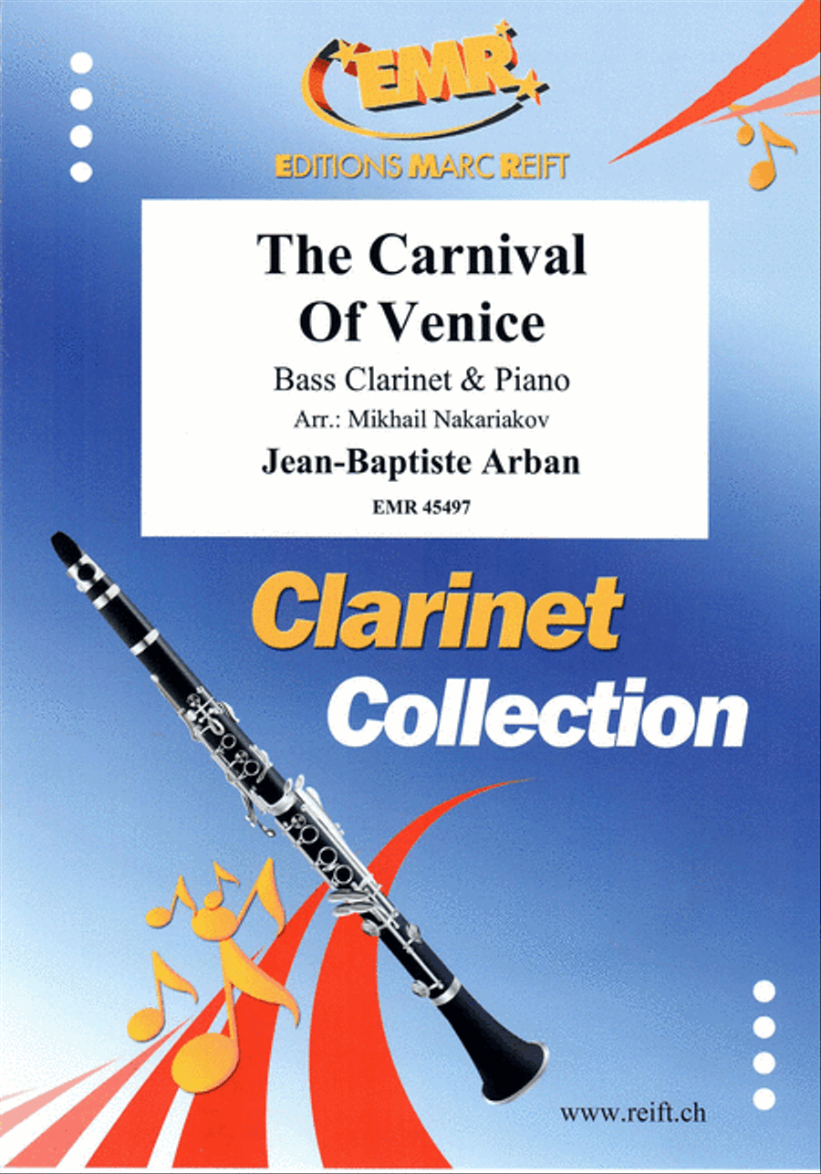 The Carnival Of Venice Bass Clarinet scores gallery preview page 1