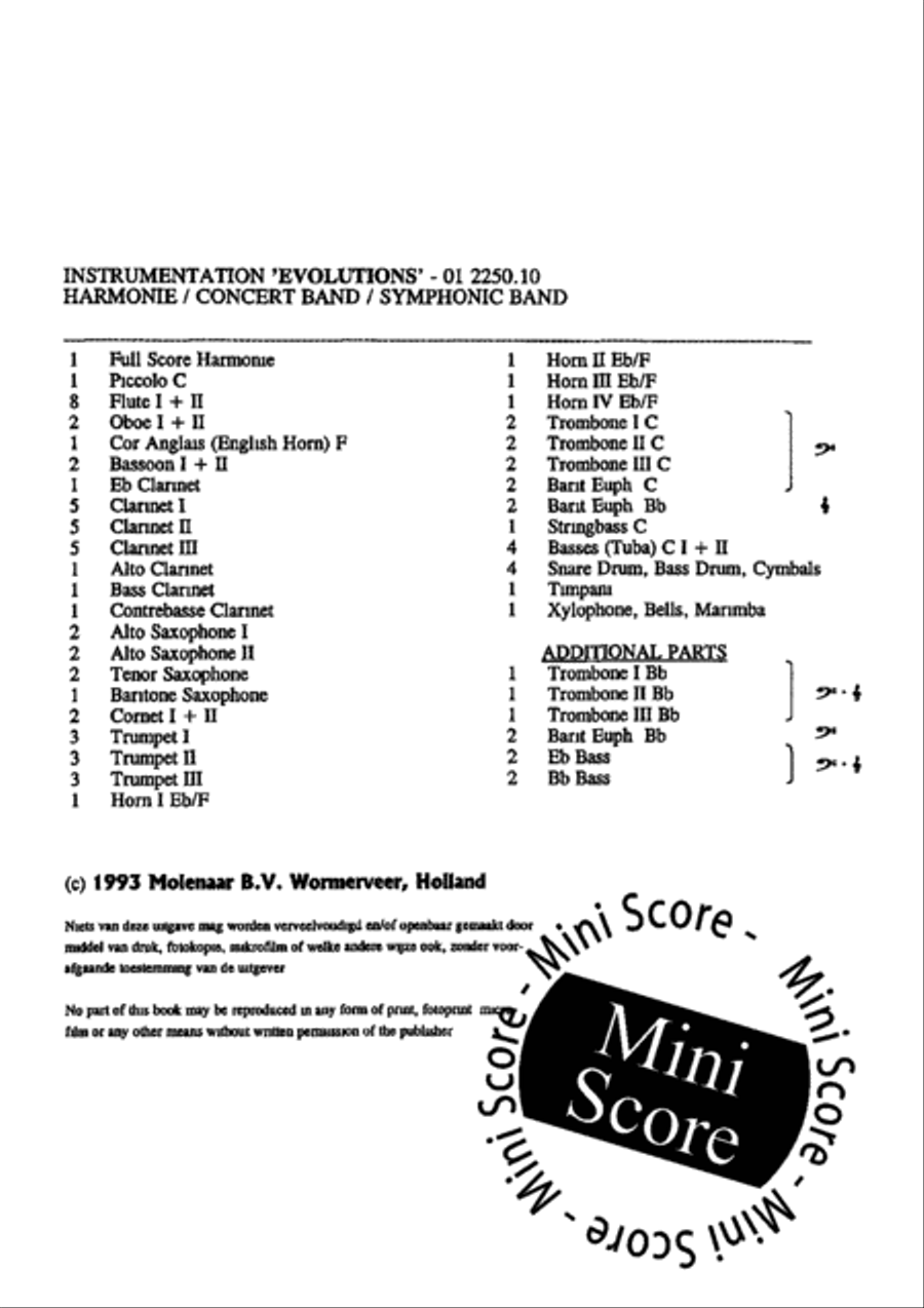 Evolutions Evolutions Concert Band scores gallery preview page 6