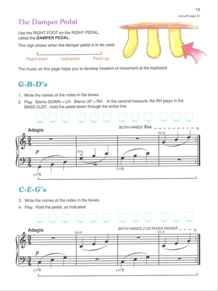 Alfred's Basic Piano Prep Course Theory, Book D Piano Method scores gallery preview page 3