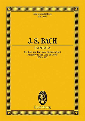 Book cover for Cantata No. 117 BWV 117