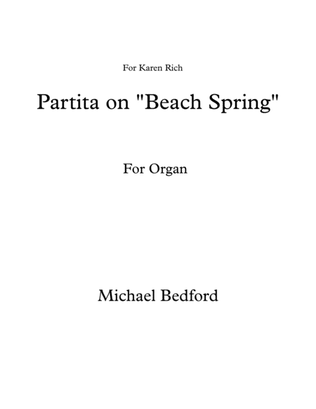 Partita on "Beach Spring" for Organ