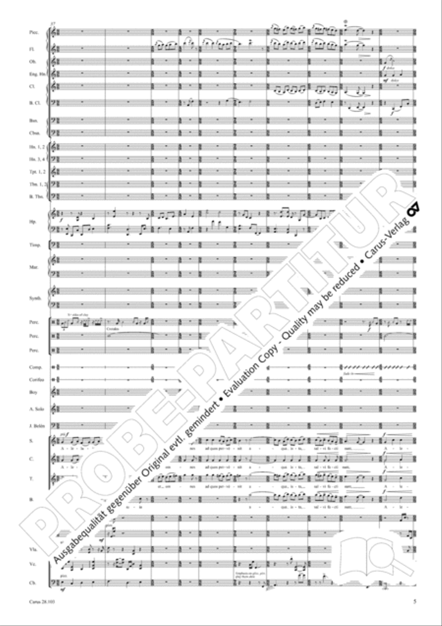 Water 4-Part scores gallery preview page 18