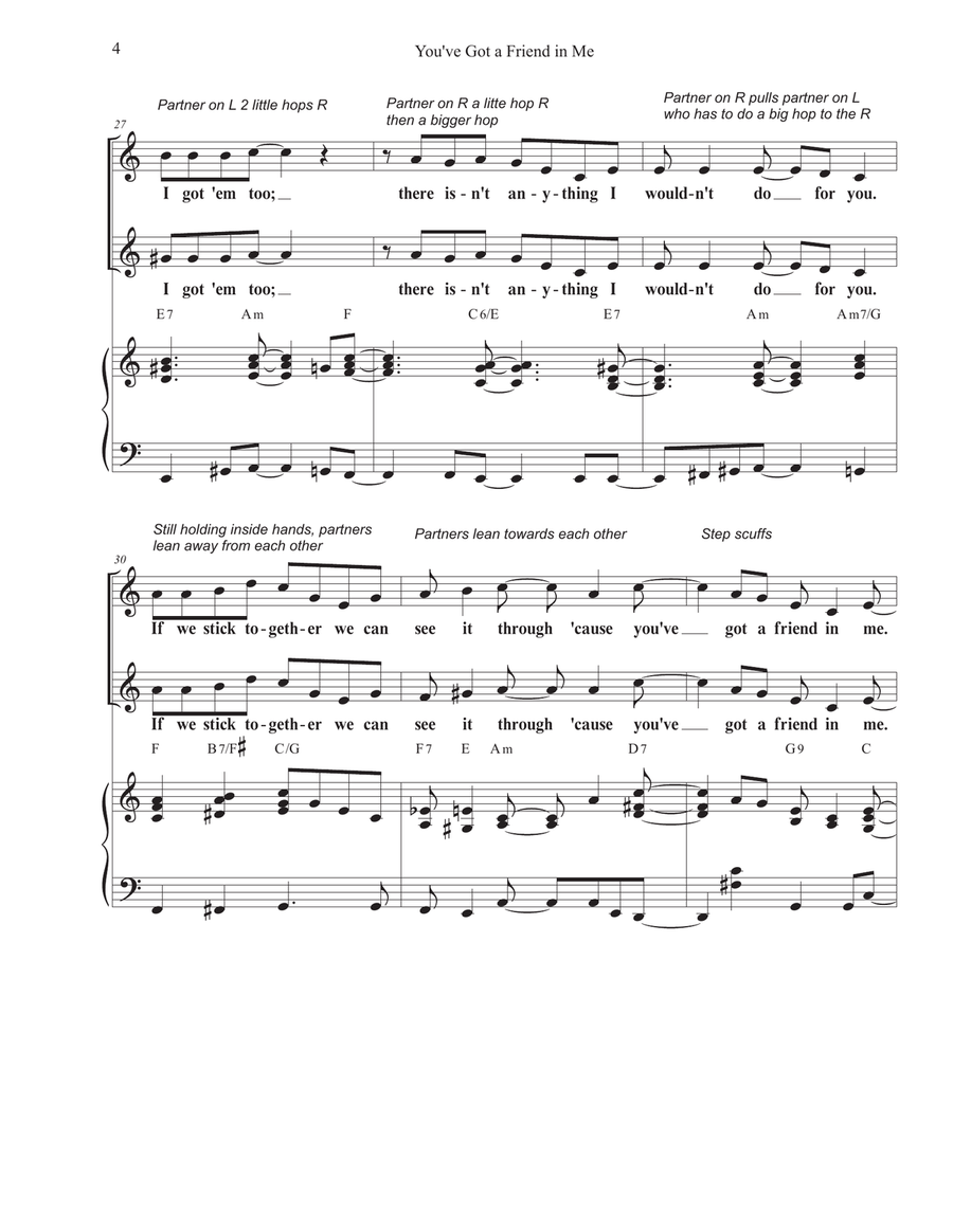 You've Got A Friend In Me 2-Part scores gallery preview page 4