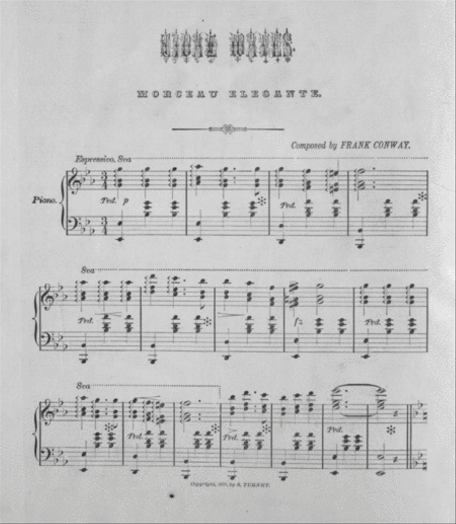 Two Gems For Piano. Tidal Waves. Morceau Elegante Piano Solo scores gallery preview page 2