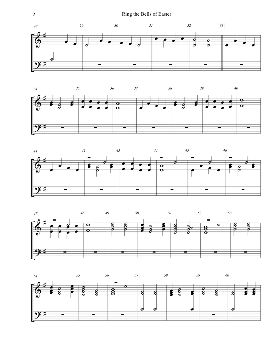 Easter handbell music online