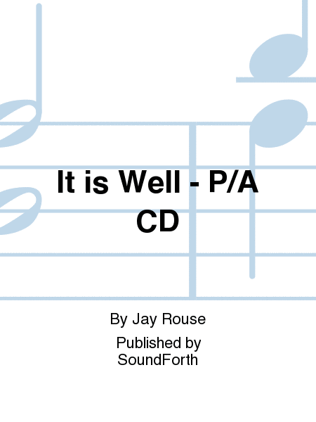 It is Well - Performance/Accompaniment CD