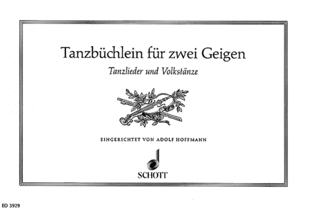 Tanzbuchlein 2 Violins