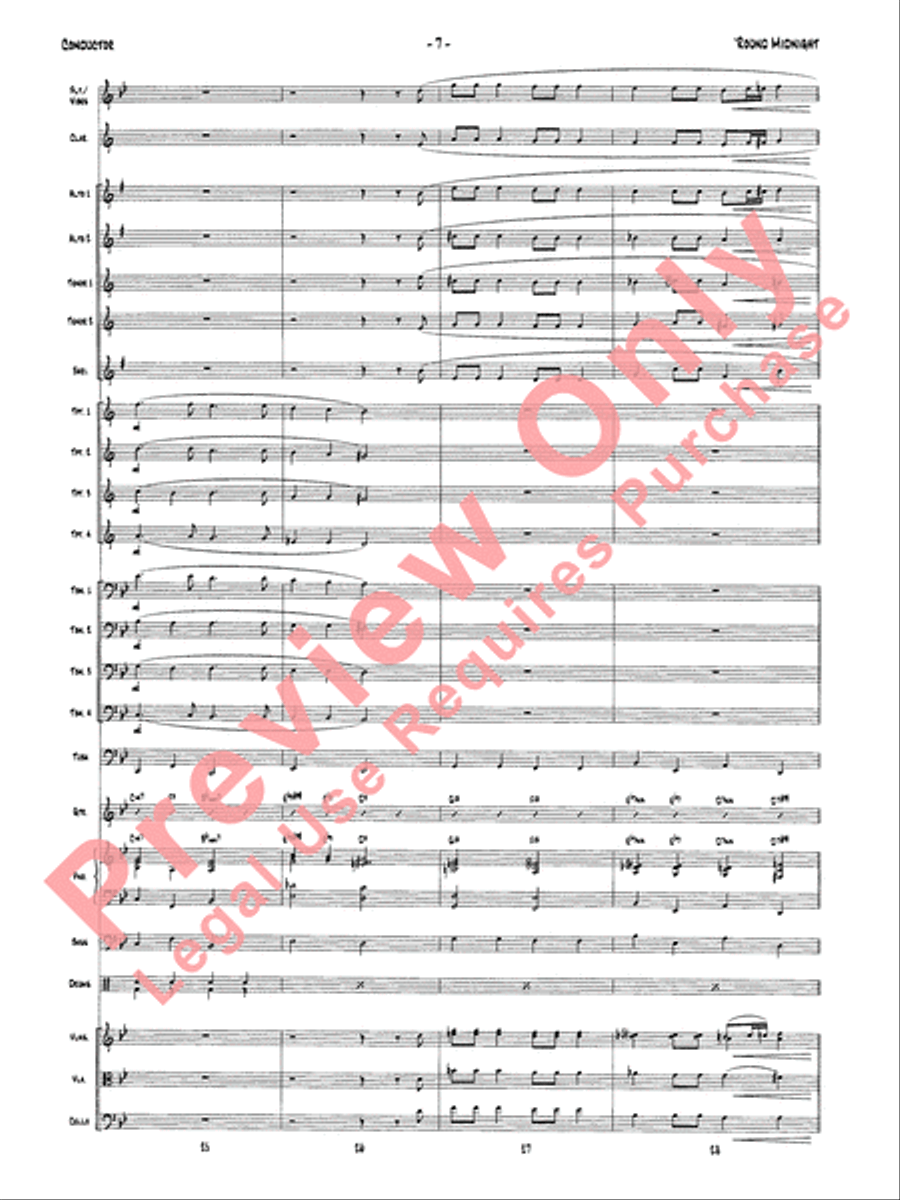 'Round Midnight Jazz Ensemble scores gallery preview page 10